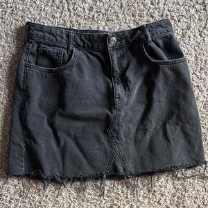BDG Black Denim Skirt